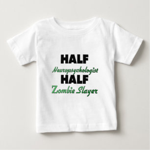 Camiseta De Bebé Medio asesino del zombi del medio neuropsicólogo