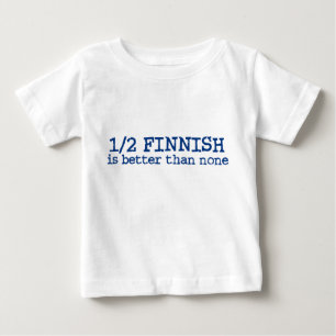 Camiseta De Bebé Medio finlandés