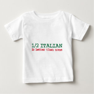 Camiseta De Bebé Medio italiano