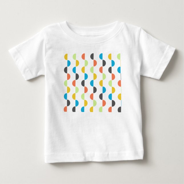 Camiseta De Bebé Medio siglo de los círculos modernos (Anverso)