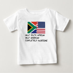 Camiseta De Bebé Medio totalmente impresionante surafricano