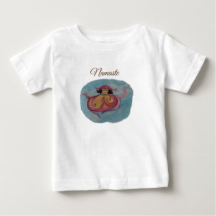 Camiseta De Bebé Meditación de Miss Octopodia, personalizado Baby T