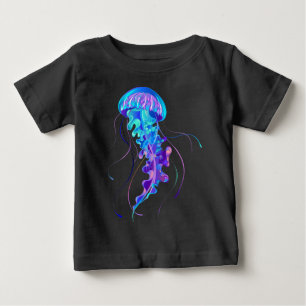 Camiseta De Bebé Medusa de gel luminoso de color vibrante