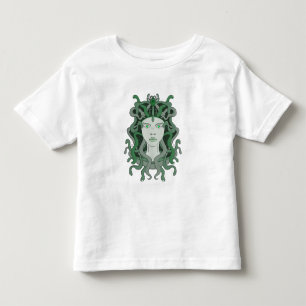 Camiseta De Bebé Medusa Gorgo Serpiente Gorgona Monstruo Mitología