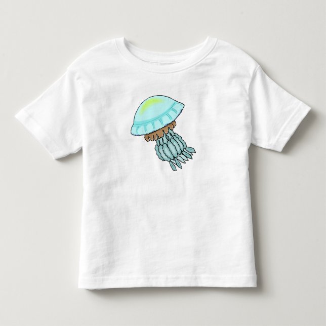 Camiseta De Bebé Medusas azules (Anverso)