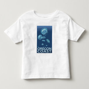 Camiseta De Bebé Medusas de la costa de Oregon