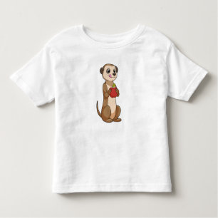 Camiseta De Bebé Meerkat con Apple