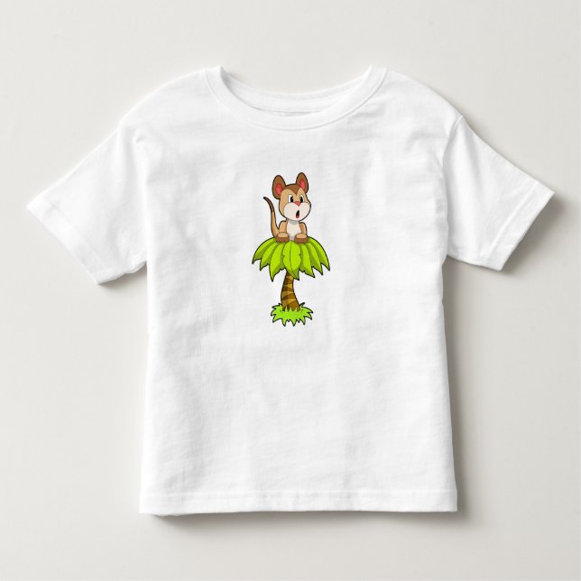 Camiseta De Bebé Meerkat con árbol (Anverso)