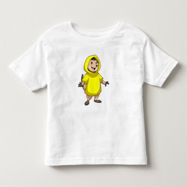 Camiseta De Bebé Meerkat con el abrigo (Anverso)
