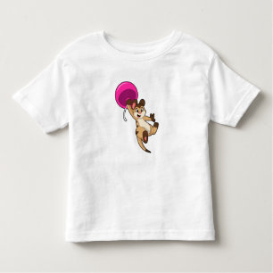 Camiseta De Bebé Meerkat con globo