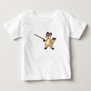 Camiseta De Bebé Meerkat con Gorra y palo para caminar