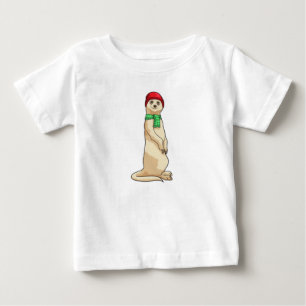Camiseta De Bebé Meerkat con Gorra y Scarf
