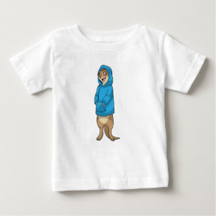 Camiseta De Bebé Meerkat con Hoodie