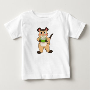 Camiseta De Bebé Meerkat con Ramen