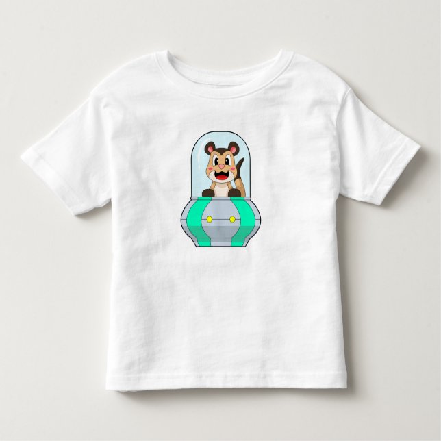 Camiseta De Bebé Meerkat con submarino (Anverso)