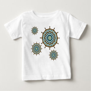 Camiseta De Bebé Mehndi Fantasy Copper Kid's and Baby Light Shirt