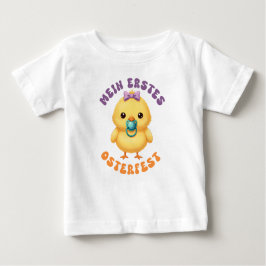 Camiseta De Bebé Mein erstes Osterfest - Süßes Küken mit Schnuller