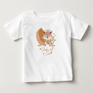 Camiseta De Bebé Mejillas llenas de amor