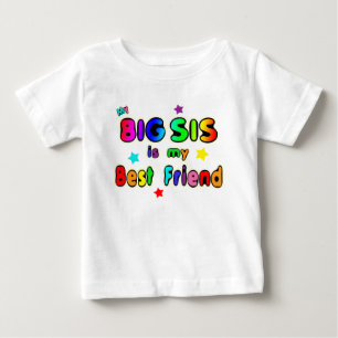 Camiseta De Bebé Mejor Amigo De Big Sis