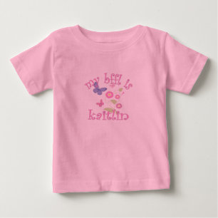 Camiseta De Bebé mejor amigo para el kaitlin de la vida