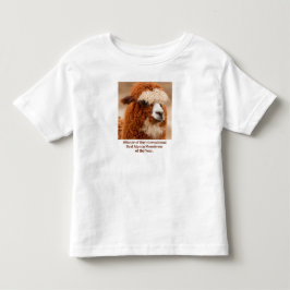 Camiseta De Bebé Mejor ceja única de alpaca
