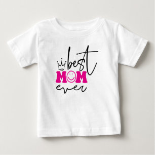 Camiseta De Bebé Mejor Diseño del Día de la Madre-63344