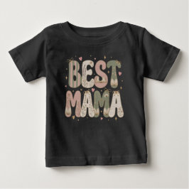 Camiseta De Bebé Mejor diseño floral libresco literario para mamá