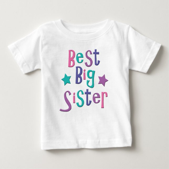 Camiseta De Bebé Mejor Gran Hermana (Anverso)