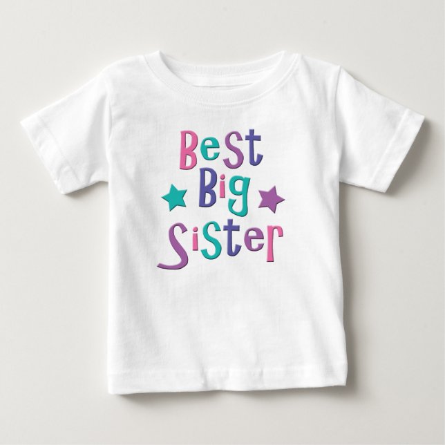 Camiseta De Bebé Mejor Gran Hermana (Anverso)