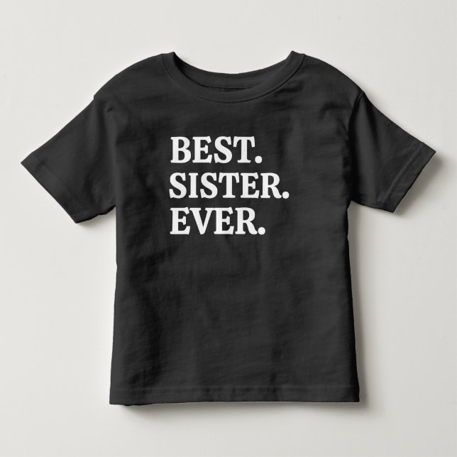 Camiseta De Bebé Mejor hermana de todas (Anverso)