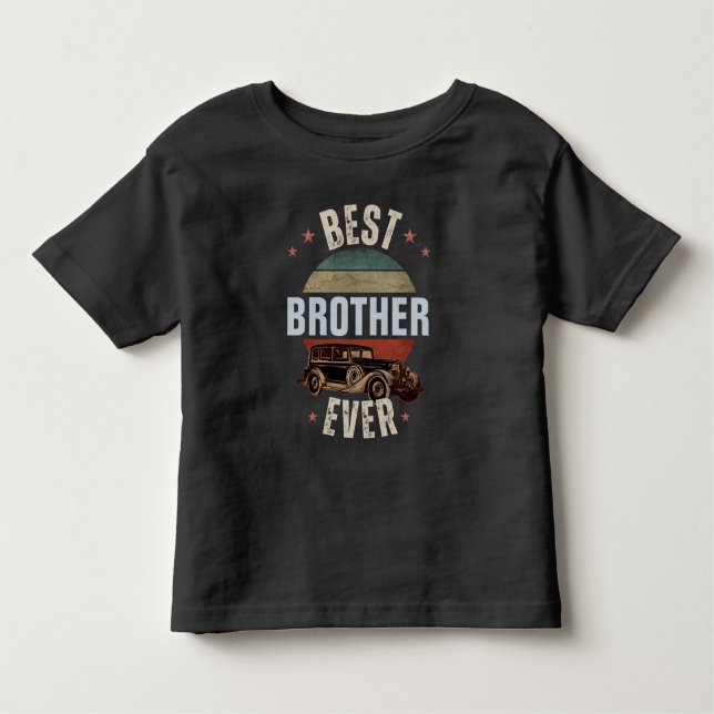CAMISETA DE BEBÉ MEJOR HERMANO DEL MUNDO  (Anverso)