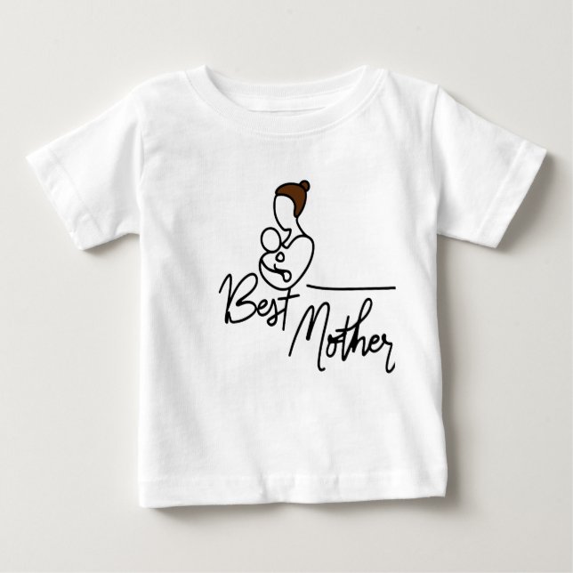 Camiseta De Bebé Mejor Madre (Anverso)