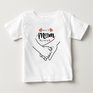 Camiseta De Bebé Mejor Mamá, Día de la Madre, regalo para mamá