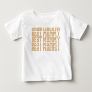 Camiseta De Bebé Mejor Momia, día de madre