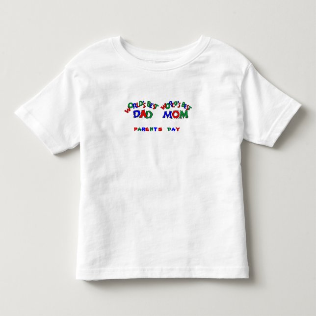Camiseta De Bebé Mejor mundo - (Anverso)