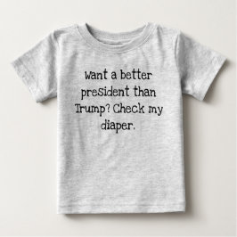 Camiseta De Bebé Mejor presidente que Trump