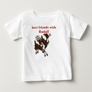 Camiseta De Bebé Mejores amigos con Rudolf