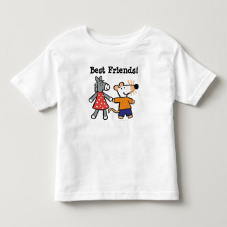 Camiseta De Bebé Mejores amigos Maisy y manos manchadas del
