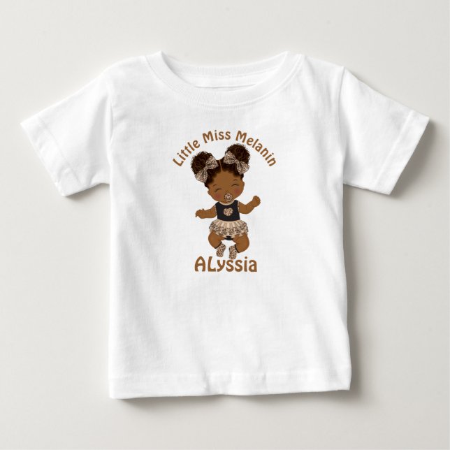 Camiseta De Bebé Melanin T-Shirt (Anverso)