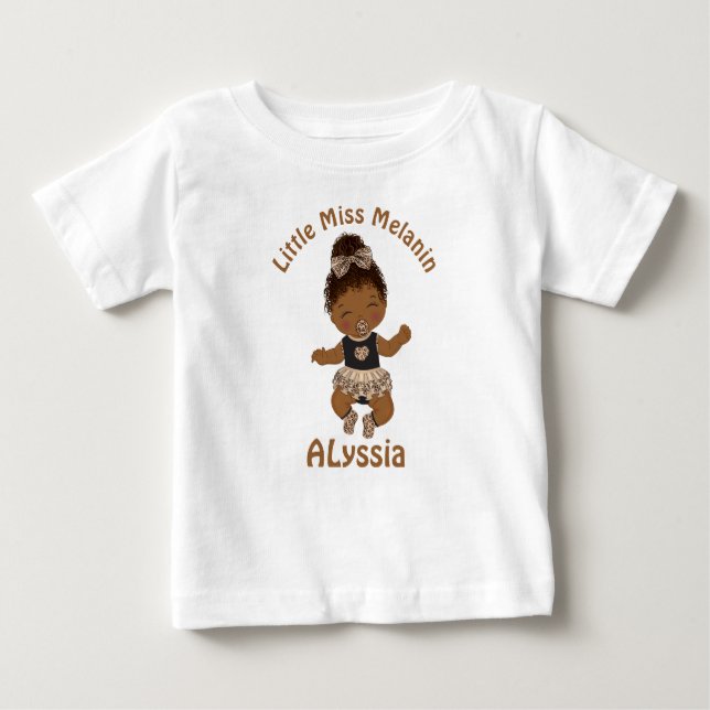 Camiseta De Bebé Melanin T-Shirt (Anverso)