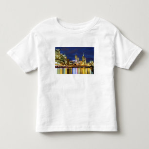 Camiseta De Bebé Melbourne, Australia. Las vistas nocturnas del 2