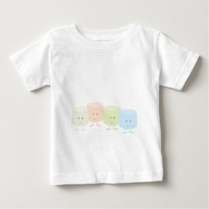 Camiseta De Bebé Melcochas felices que se unen