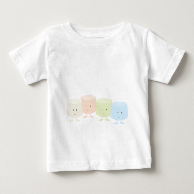 Camiseta De Bebé Melcochas felices que se unen (Anverso)