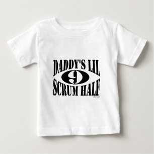 Camiseta De Bebé Melé de Lil del papá medio