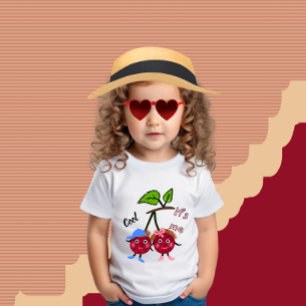 Camiseta De Bebé Mellizos cereza