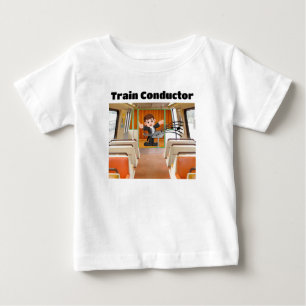 Camiseta De Bebé Melodía de locomotora de trenes por Funnycomb