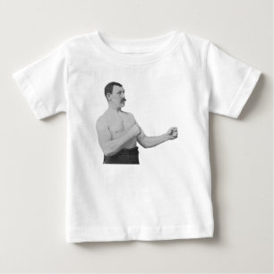 Camiseta De Bebé Meme del hombre demasiado masculino
