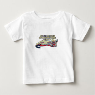 Camiseta De Bebé Meme divertido de gato enojado para dueños de gati
