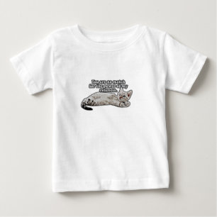 Camiseta De Bebé Meme divertido de gato enojado para dueños y amant