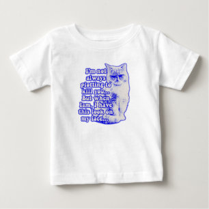 Camiseta De Bebé Meme divertido de gato para dueños de gatos y aman